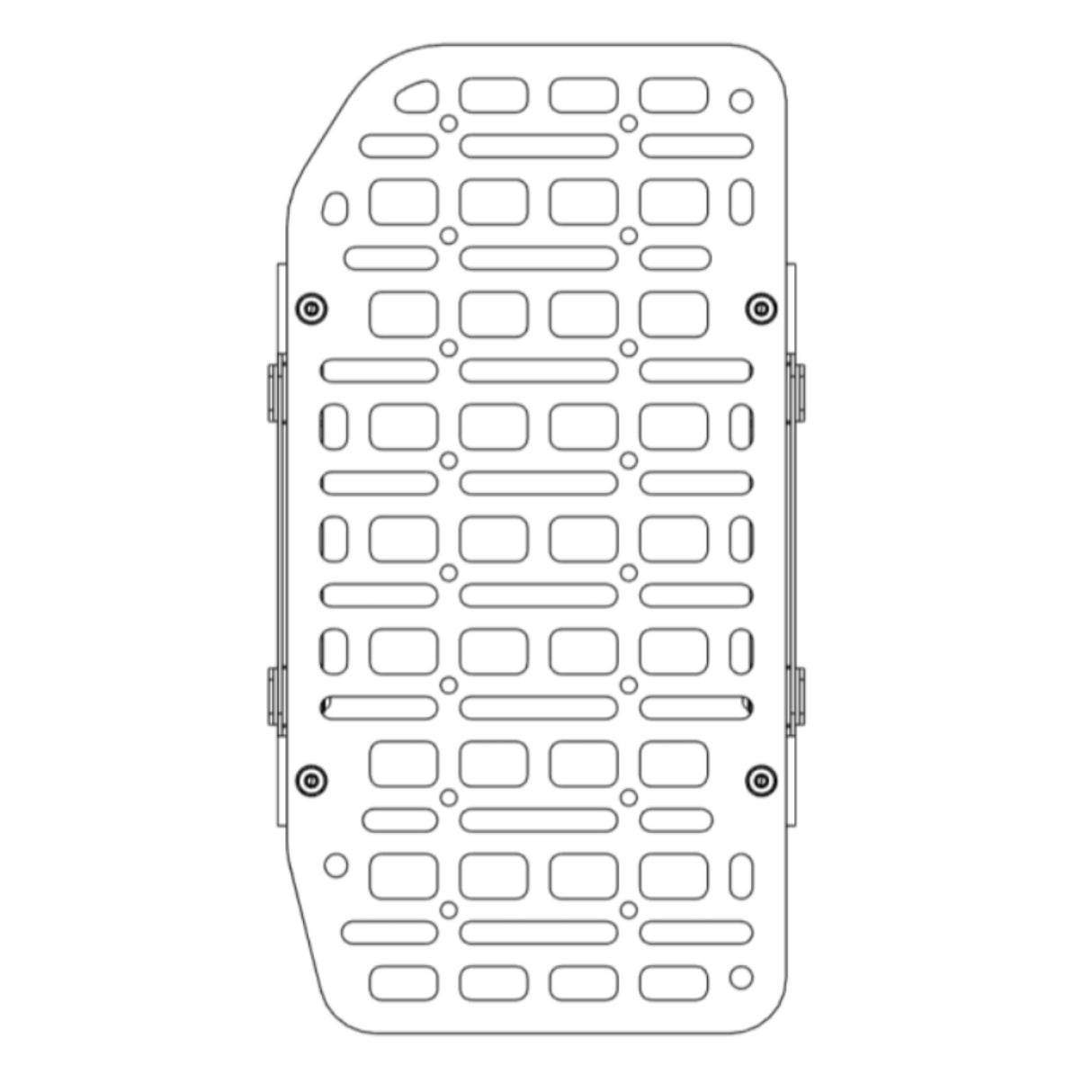 Small Door MOLLE Panel - Grenadier - Bison Gear
