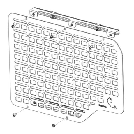 Large Door MOLLE Panel - Grenadier - Bison Gear