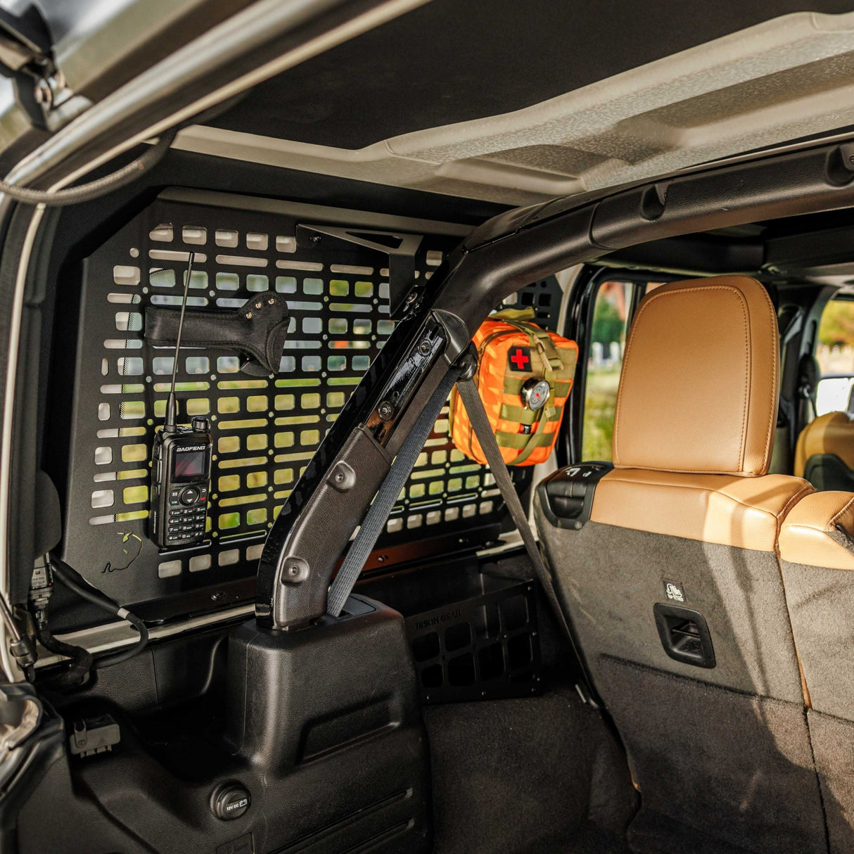 Internal MOLLE Panel - Wrangler JLU - Bison Gear