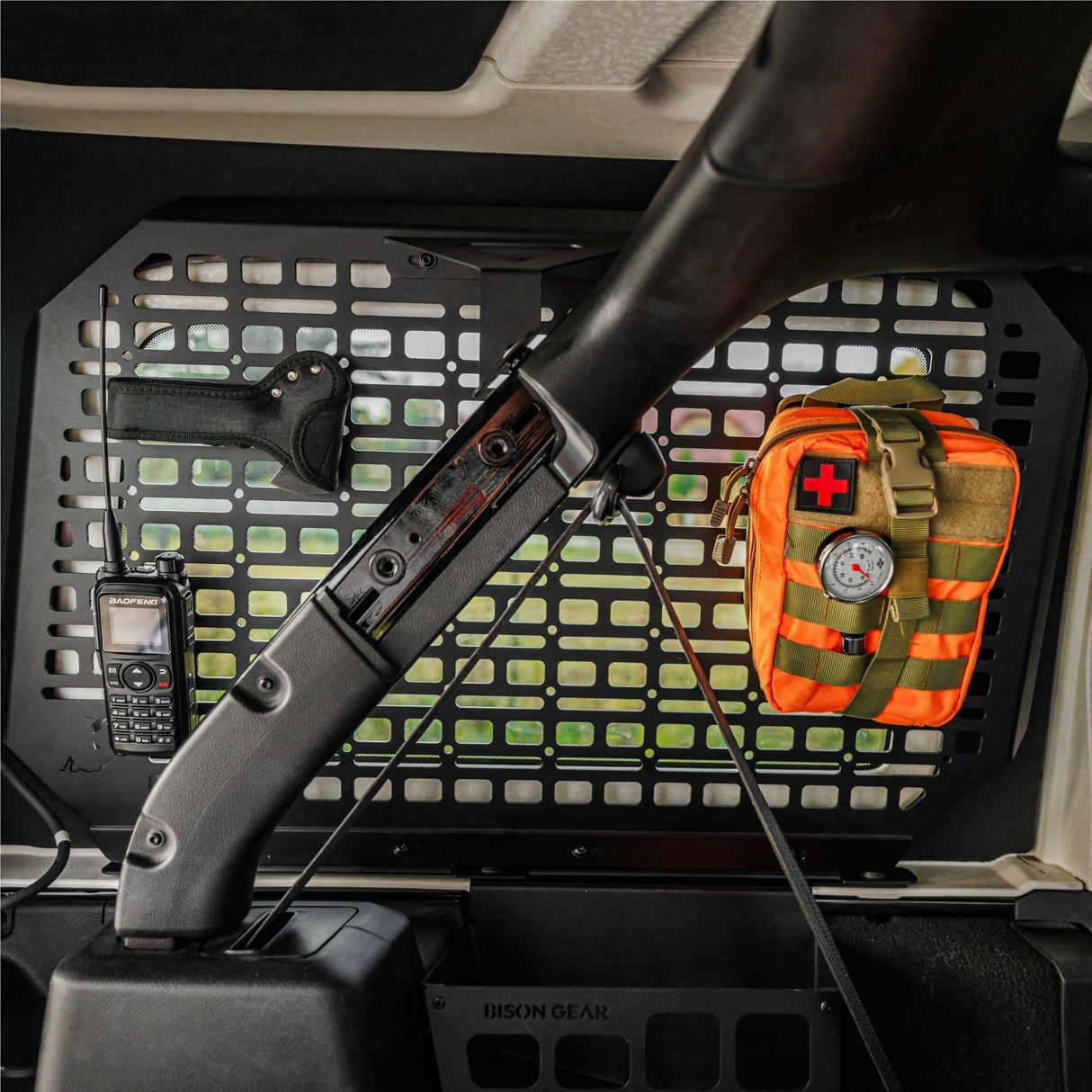 Internal MOLLE Panel - Wrangler JLU - Bison Gear