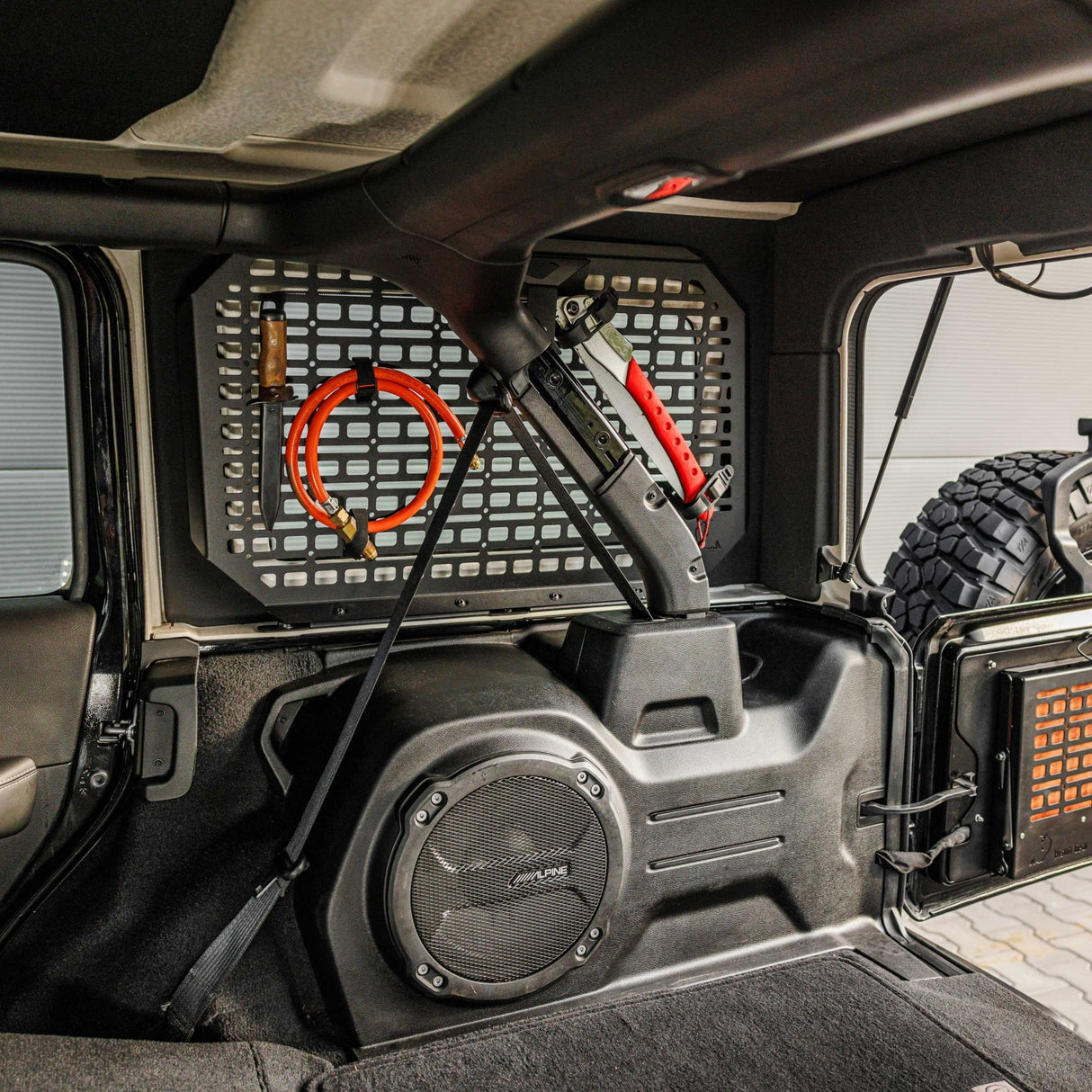 Internal MOLLE Panel - Wrangler JLU - Bison Gear