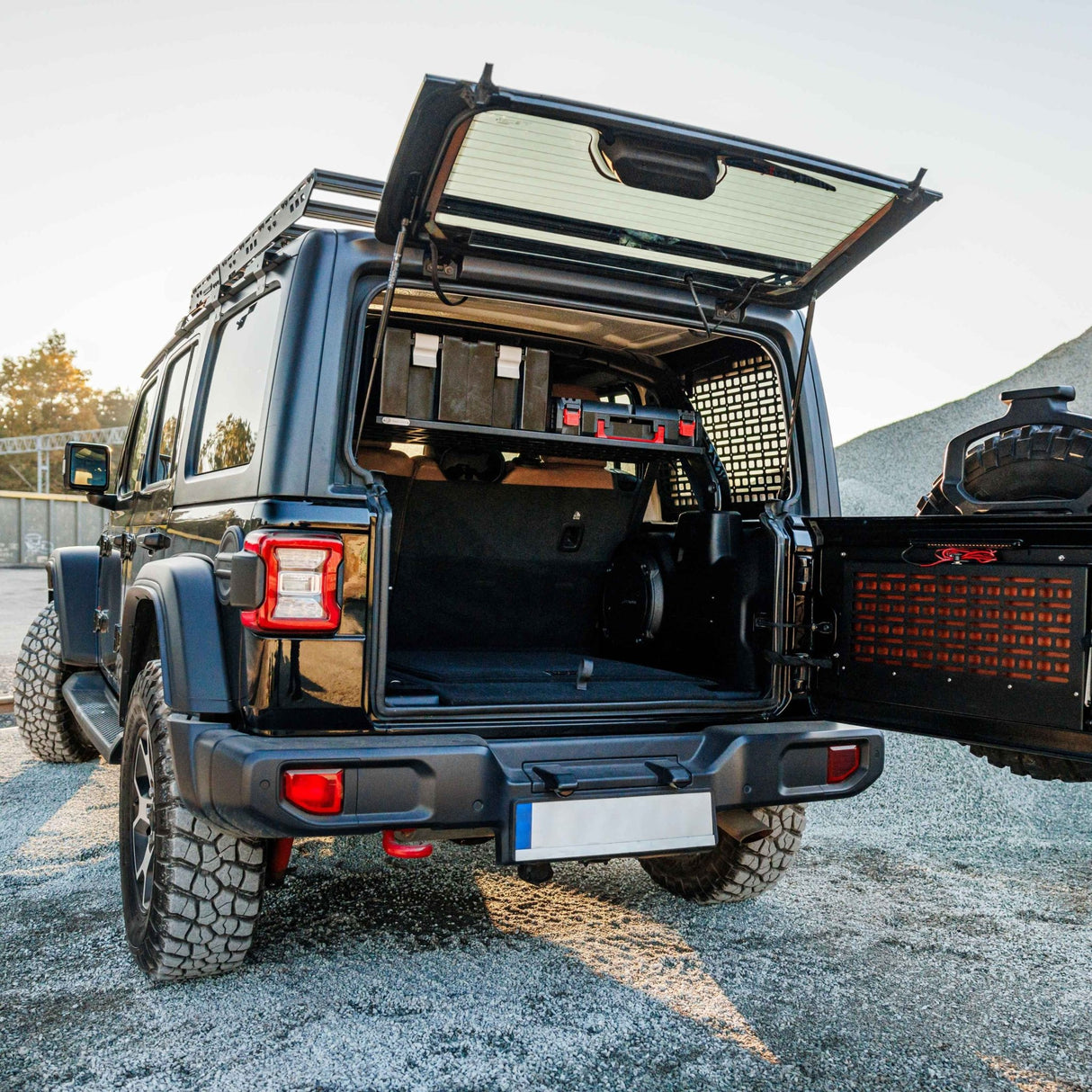 Roof Shelf - Wrangler JLU - Bison Gear