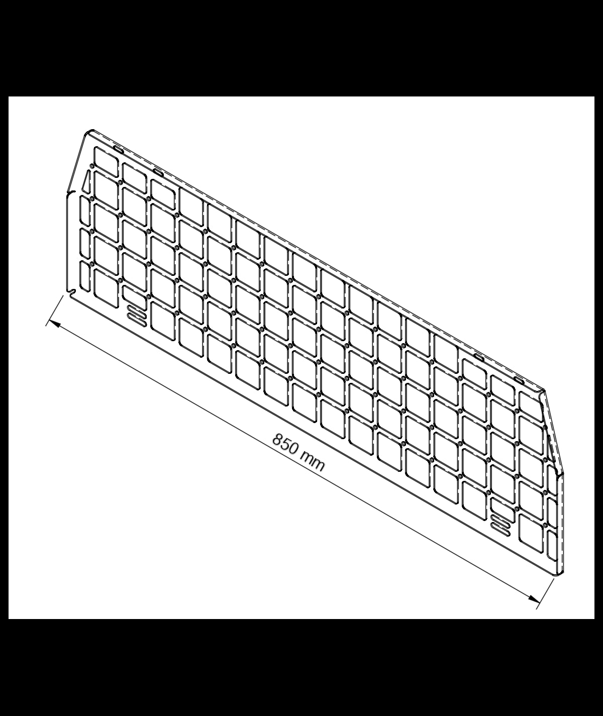 Movable Cargo Barrier - LC150/GX460 - Bison Gear