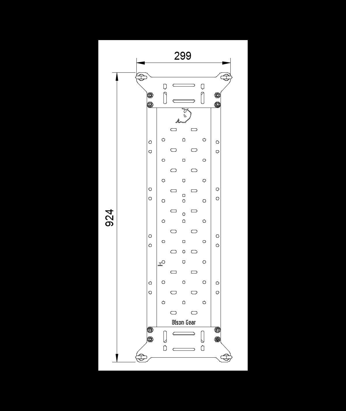 Traction Boards Bracket - Bison Gear