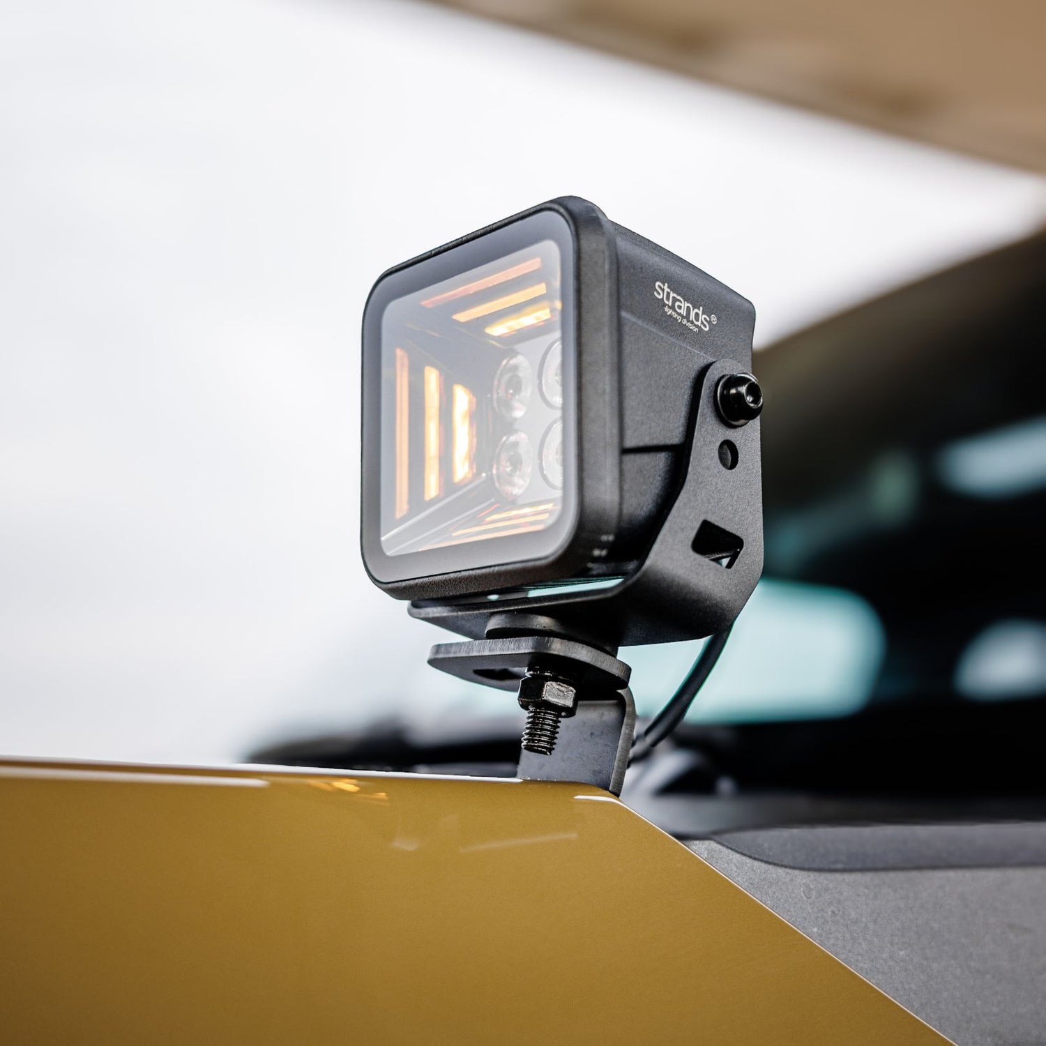 Dark Knight Fortex Work Light 38W Amber - Bison Gear
