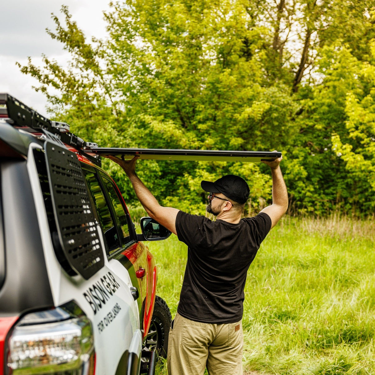 OX PRO Under Roof Rack Camping Table Kit - Bison Gear