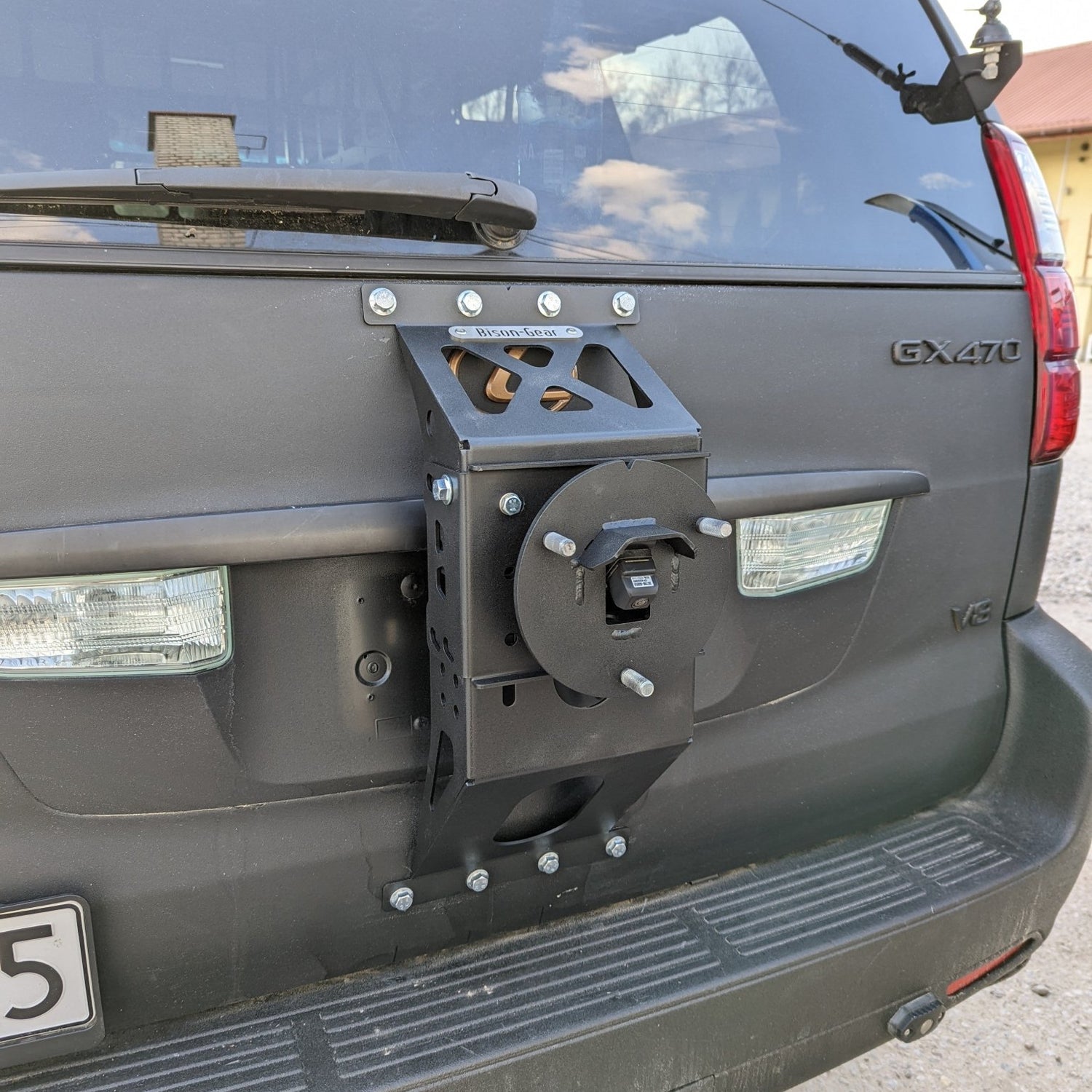 Tire Carrier - LC120/GX470 - Bison Gear