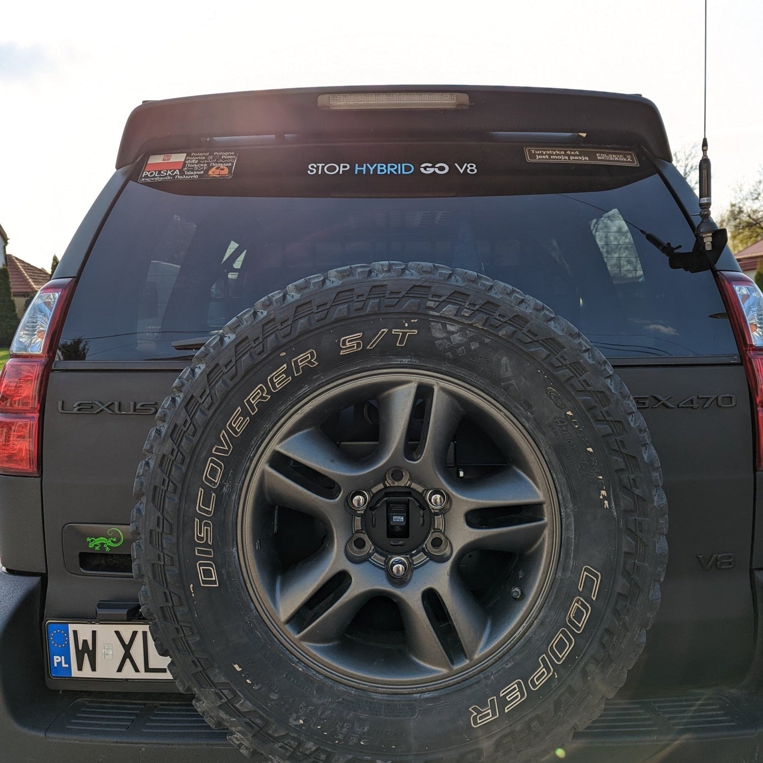 Tire Carrier - LC120/GX470 - Bison Gear