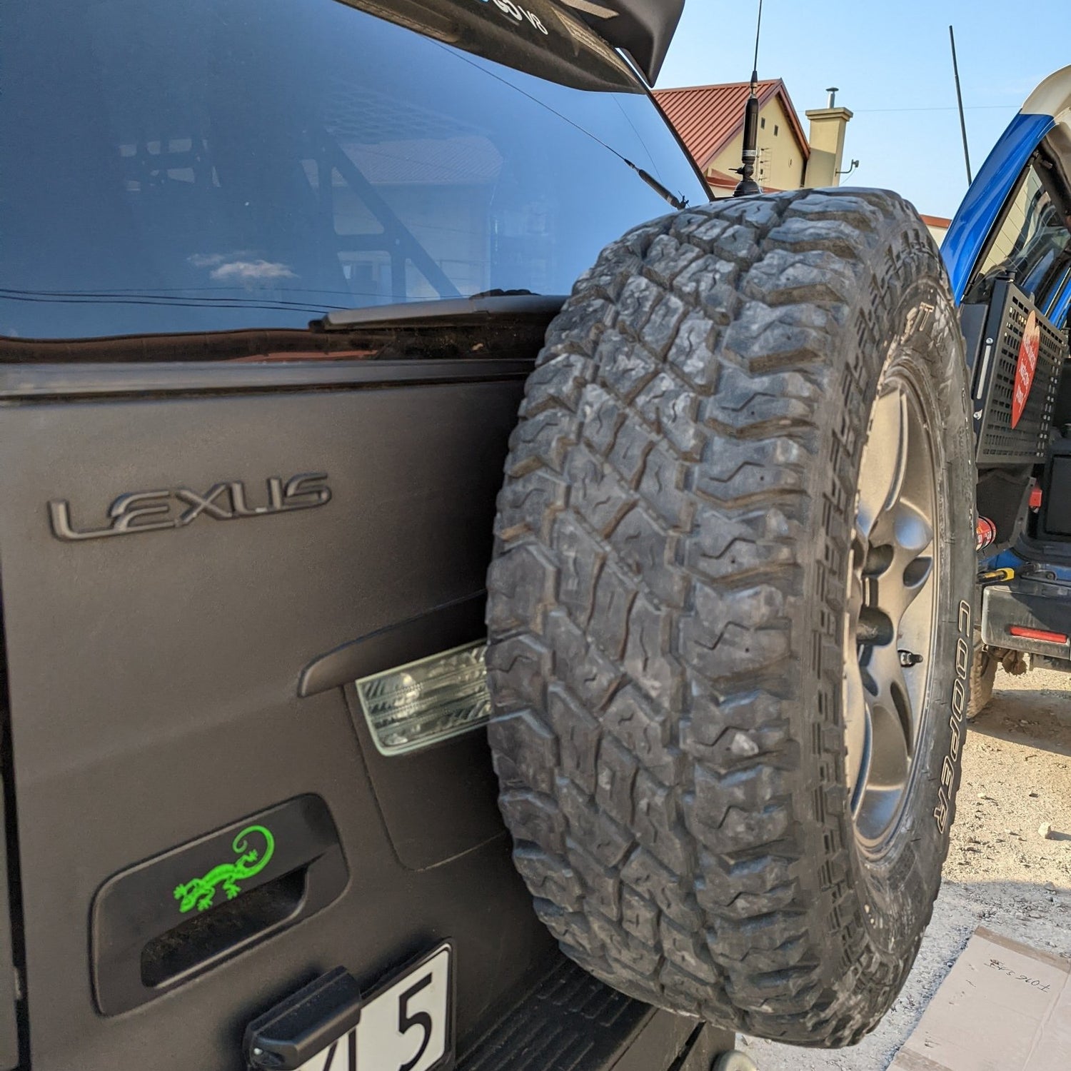 Tire Carrier - LC120/GX470 - Bison Gear