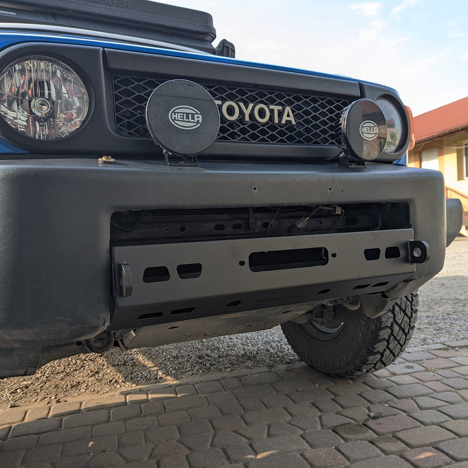 Winch Mount Bumper - FJ Cruiser - Bison Gear