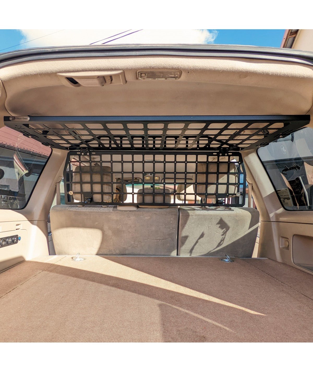 Movable Cargo Barrier - LC120/GX470 - Bison Gear
