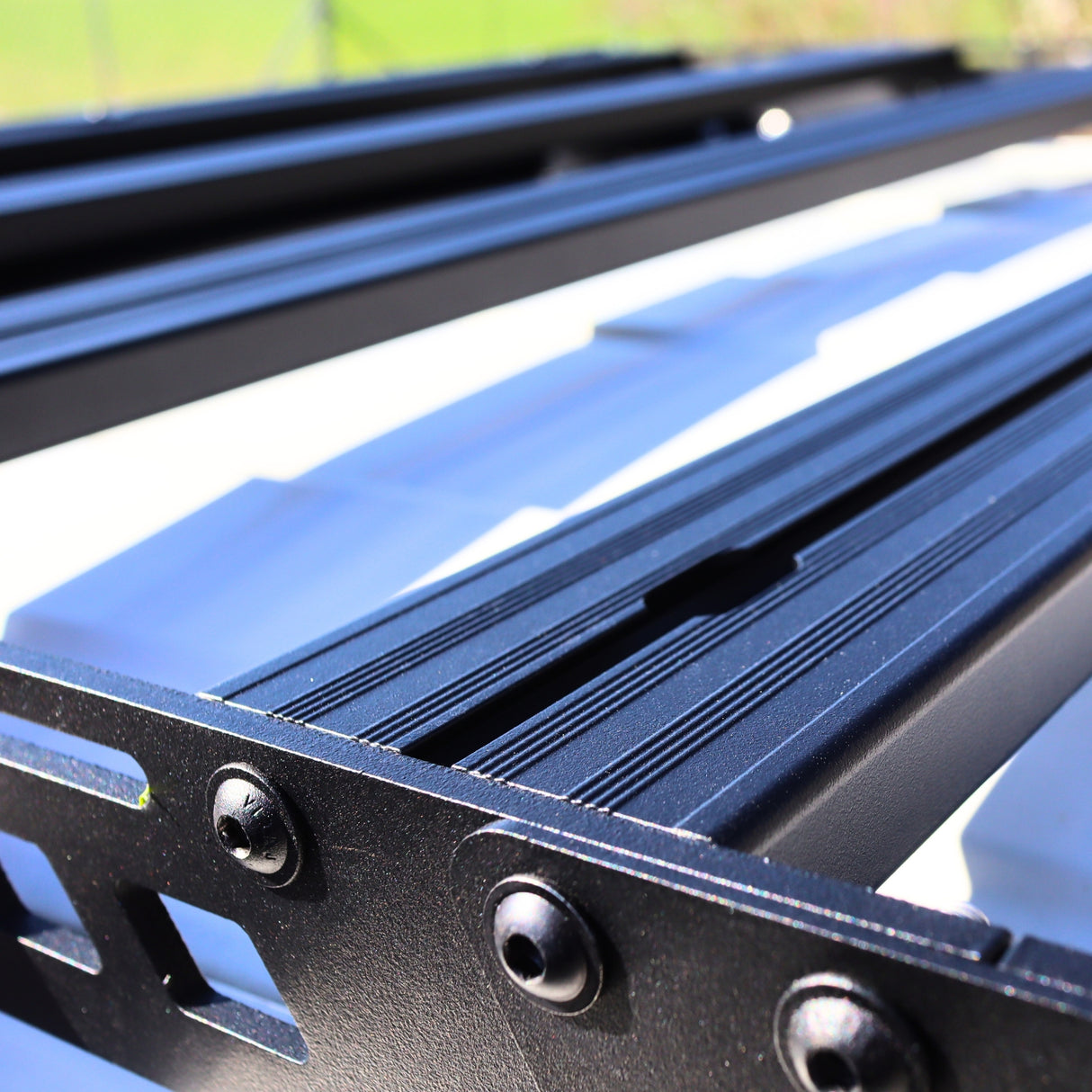 OX PRO Roof Rack with LED Bar - FJ Cruiser - Bison Gear