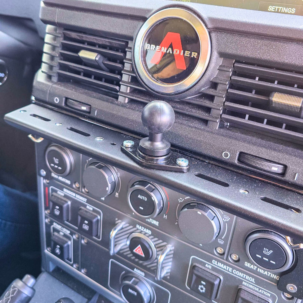 Dash Mounting Platform - Grenadier-4-Bison Gear