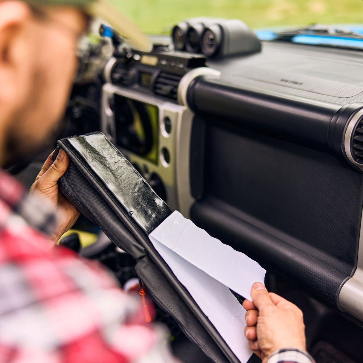 Dash Pouch - FJ Cruiser-2-Bison Gear