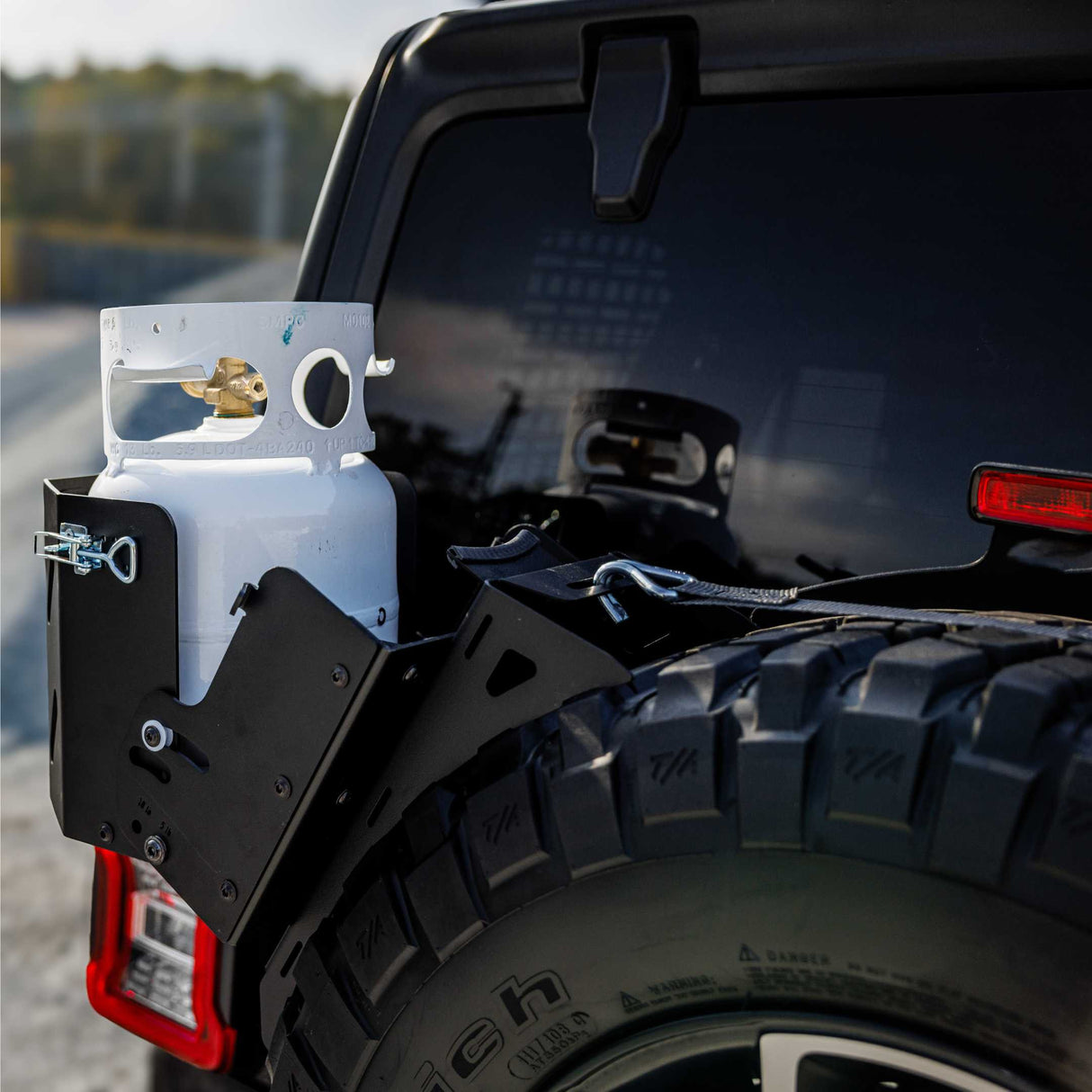 Propane Tank Holder – 5 lb, 10 lb-4-Bison Gear