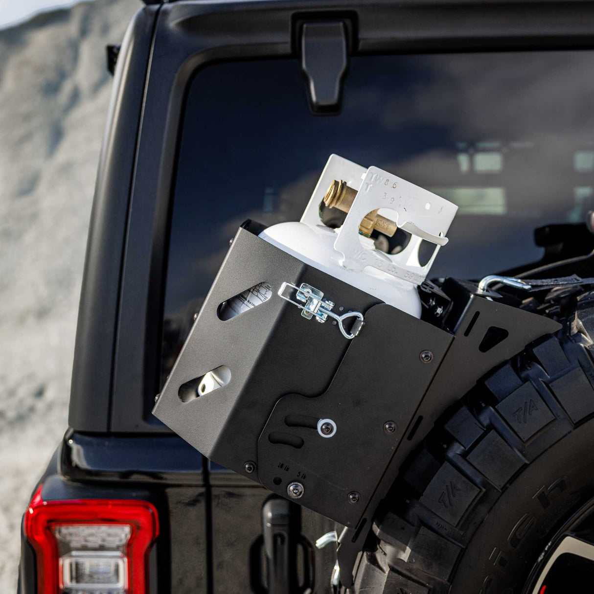 Propane Tank Holder – 5 lb, 10 lb-8-Bison Gear