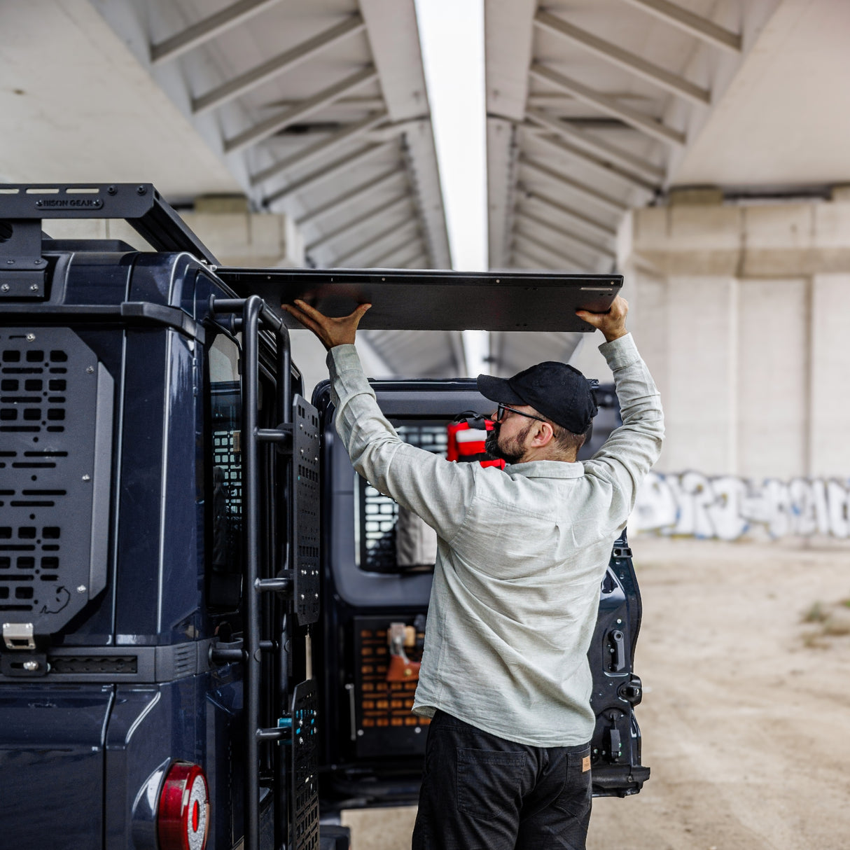 3/4 OX PRO Roof Rack - Grenadier - Bison Gear