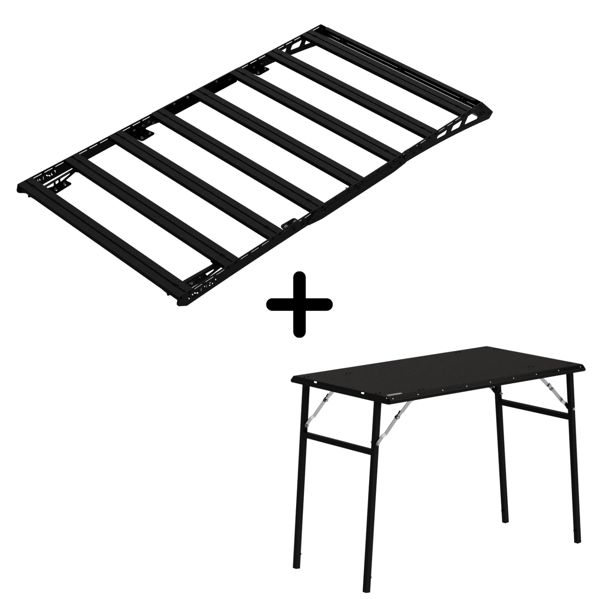 SET: OX PRO Roof Rack + Camping Table - Defender (L663) 110