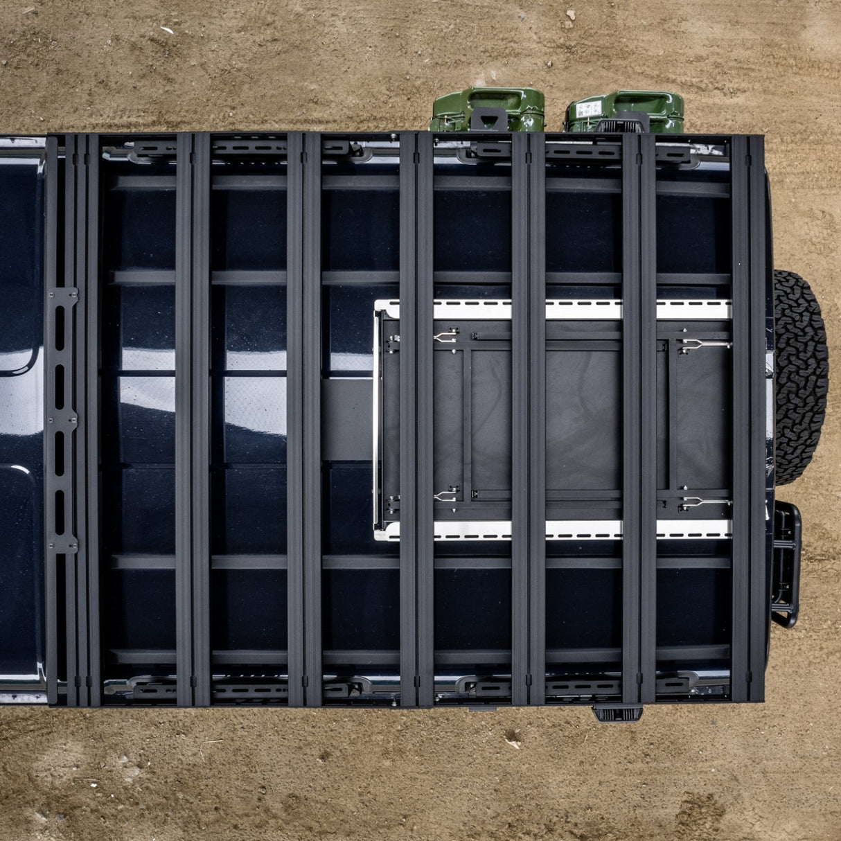 SET: 3/4 OX PRO Roof Rack + Camping Table - Grenadier-6-Bison Gear