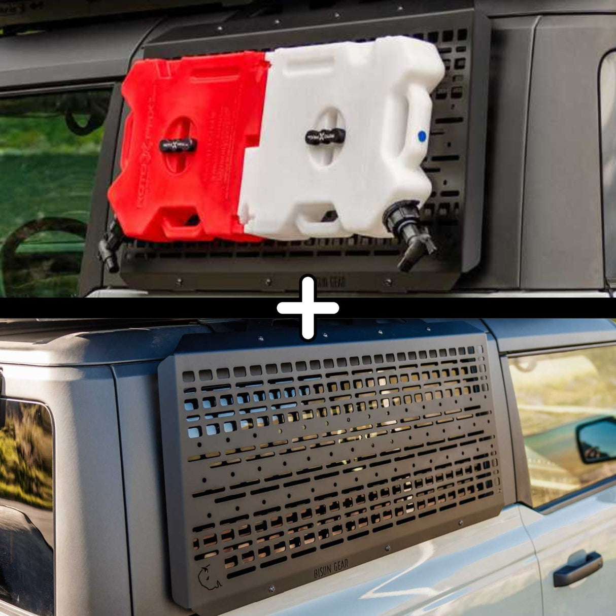 SET: External MOLLE Panels (Left + Right) - Bronco 6G 2-Door-1-Bison Gear