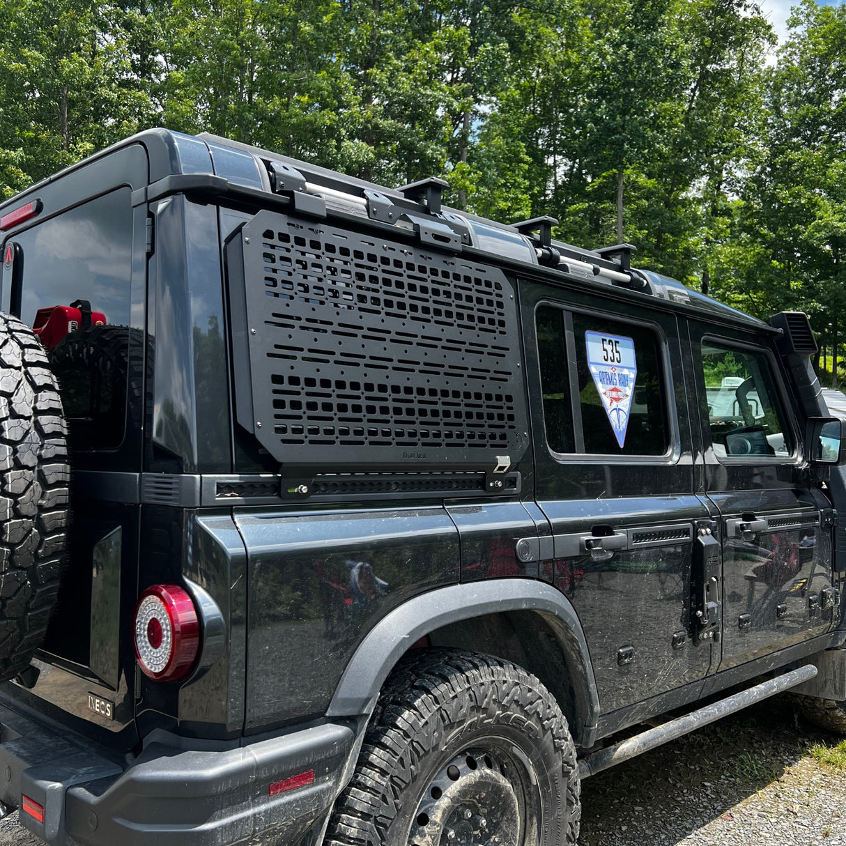 SET: OX PRO Roof Rack 1/1 + 2x MOLLE Panels - Grenadier-4-Bison Gear