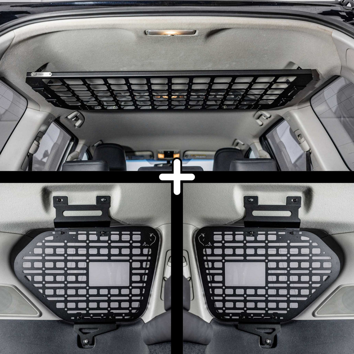 SET: Shelf + Panels (Left + Right) - LC150/GX460-1-Bison Gear