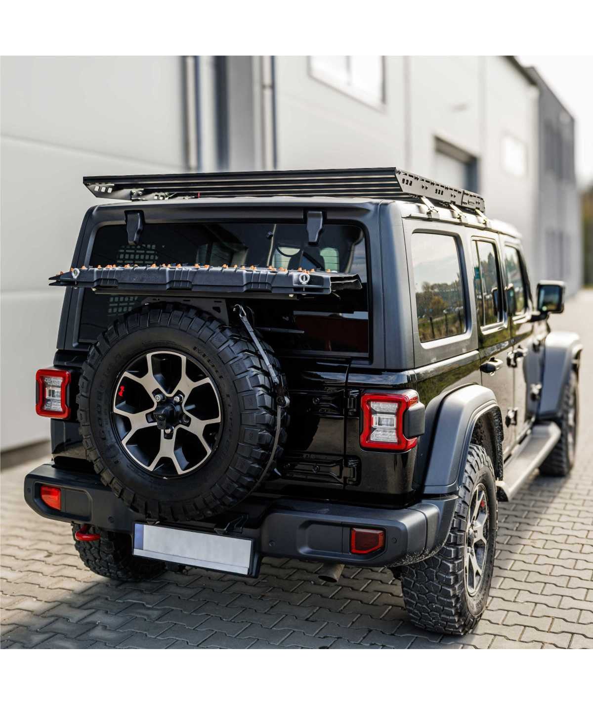 SET: Universal Wheel Mount with Strap and Traction Boards Bracket-11-Bison Gear