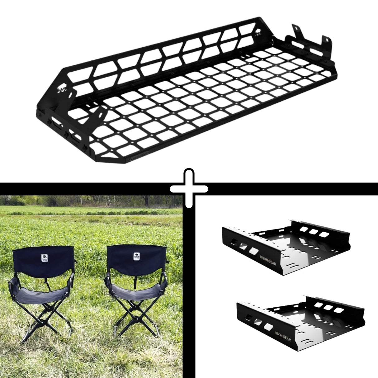 SET: Shelf + 2x ELK Chair + 2x Chair Storage - LC250/GX550