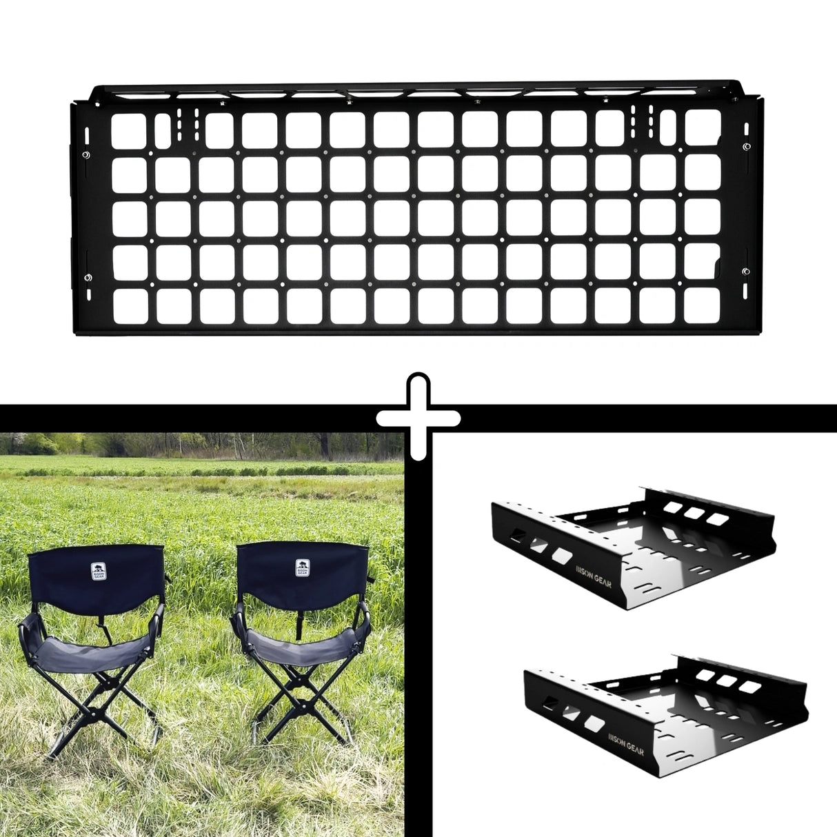 SET: Shelf + 2x ELK Chair + 2x Chair Storage - 4Runner 5th Gen