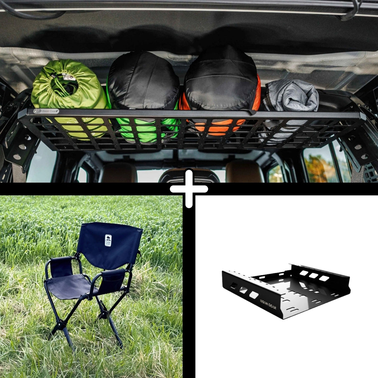 SET: Shelf + 2x ELK Chair + 2x Chair Storage - Wrangler JLU