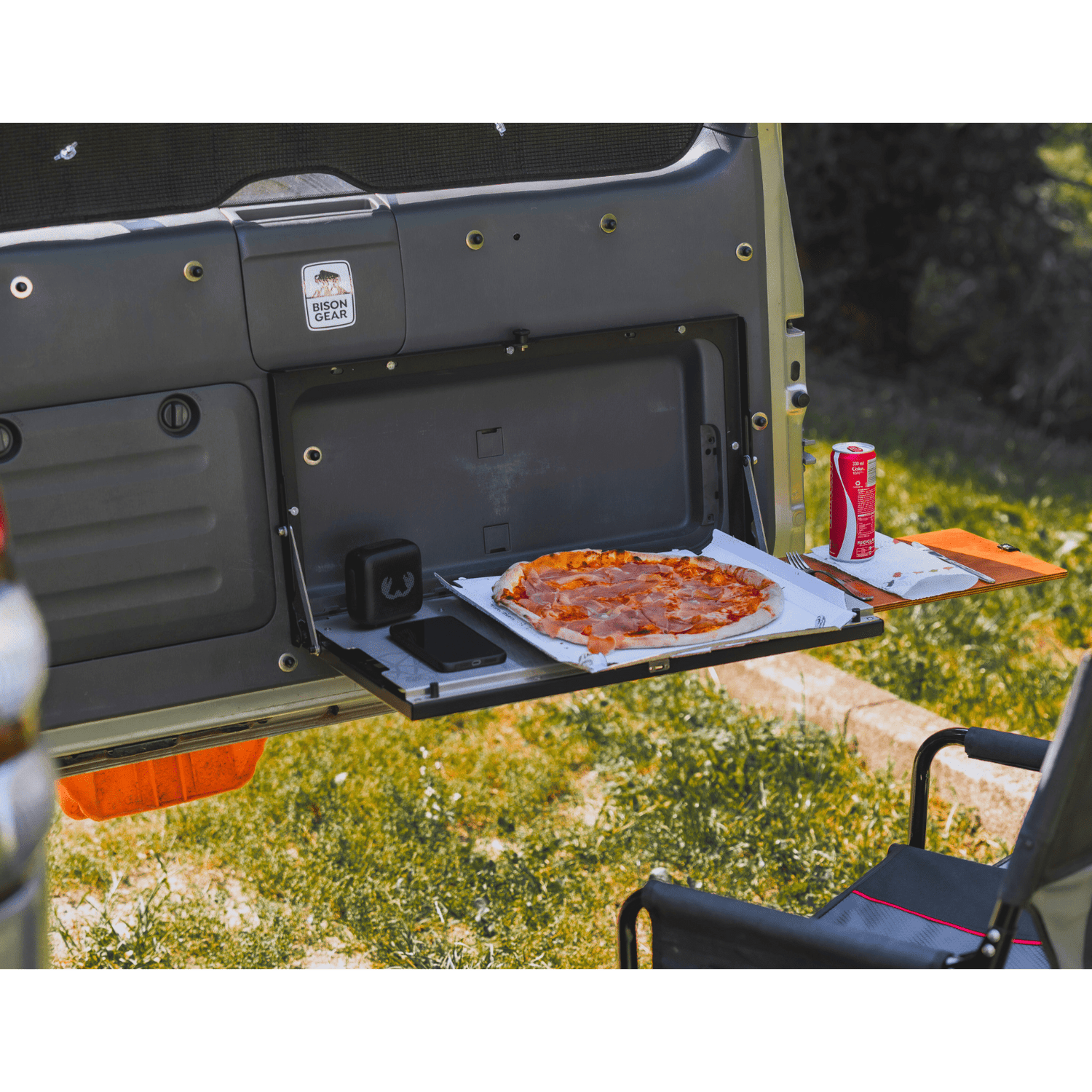 Drop - Down Tailgate Table - Bison Gear