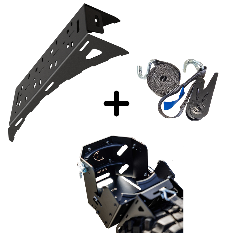 SET: Universal Wheel Mount with Strap and Gas Bottle Holder