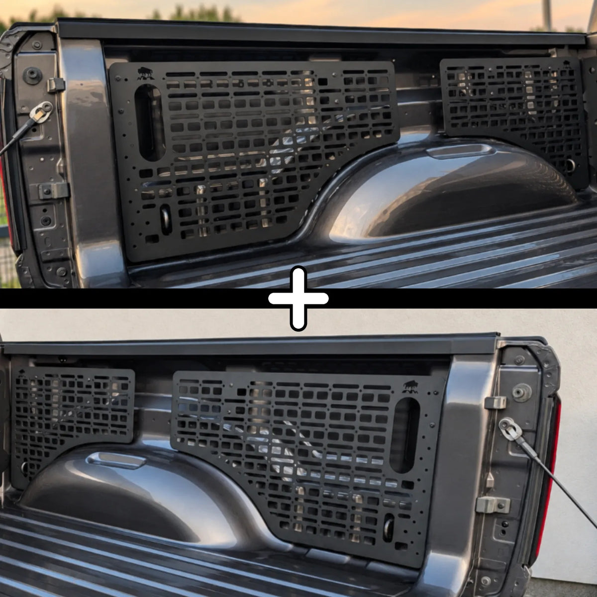 ZESTAW: 4 x Panele Boczne MOLLE - RAM 1500 DT (5th Gen)