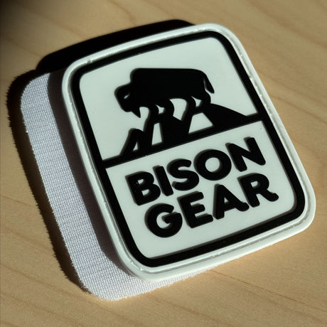 "Bison Gear" Patch with Hook - And - Loop System - Bison Gear