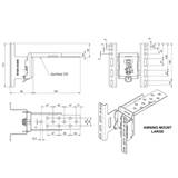 Awning Mount - Quick Release