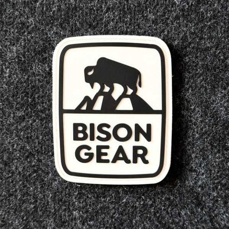 "Bison Gear" Patch with Hook-And-Loop System-1-Bison Gear
