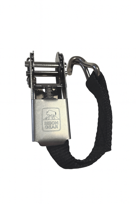 Bison Gear Stainless Steel Strap for Universal Wheel Mount-2-Bison Gear