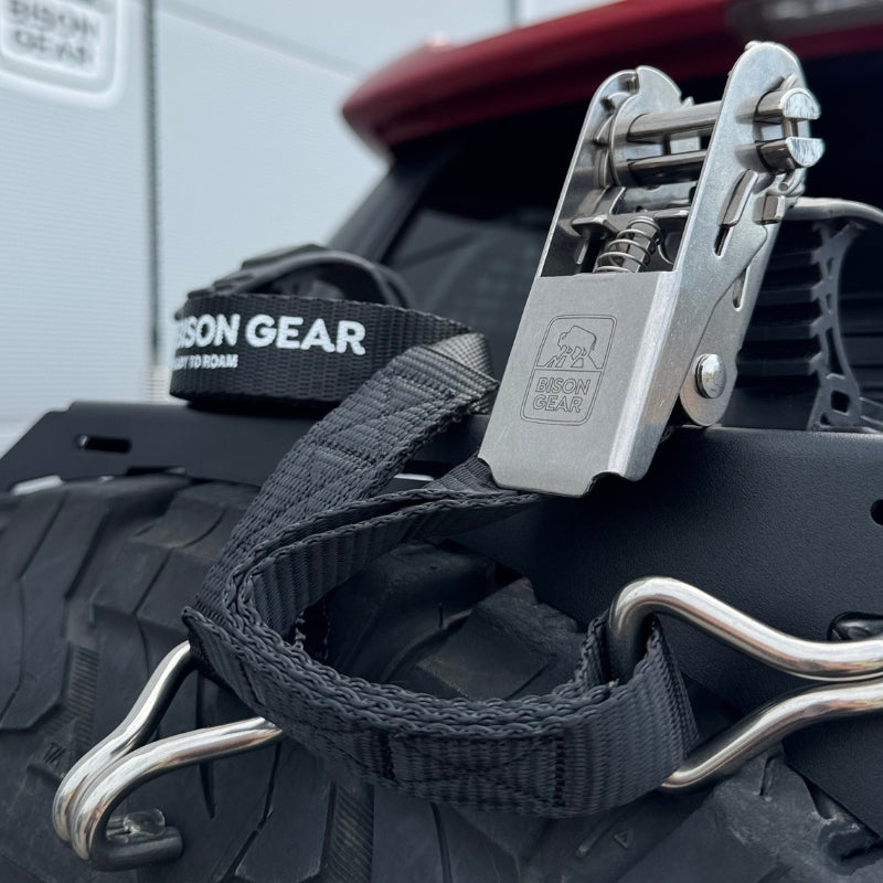 Bison Gear Stainless Steel Strap for Universal Wheel Mount-5-Bison Gear