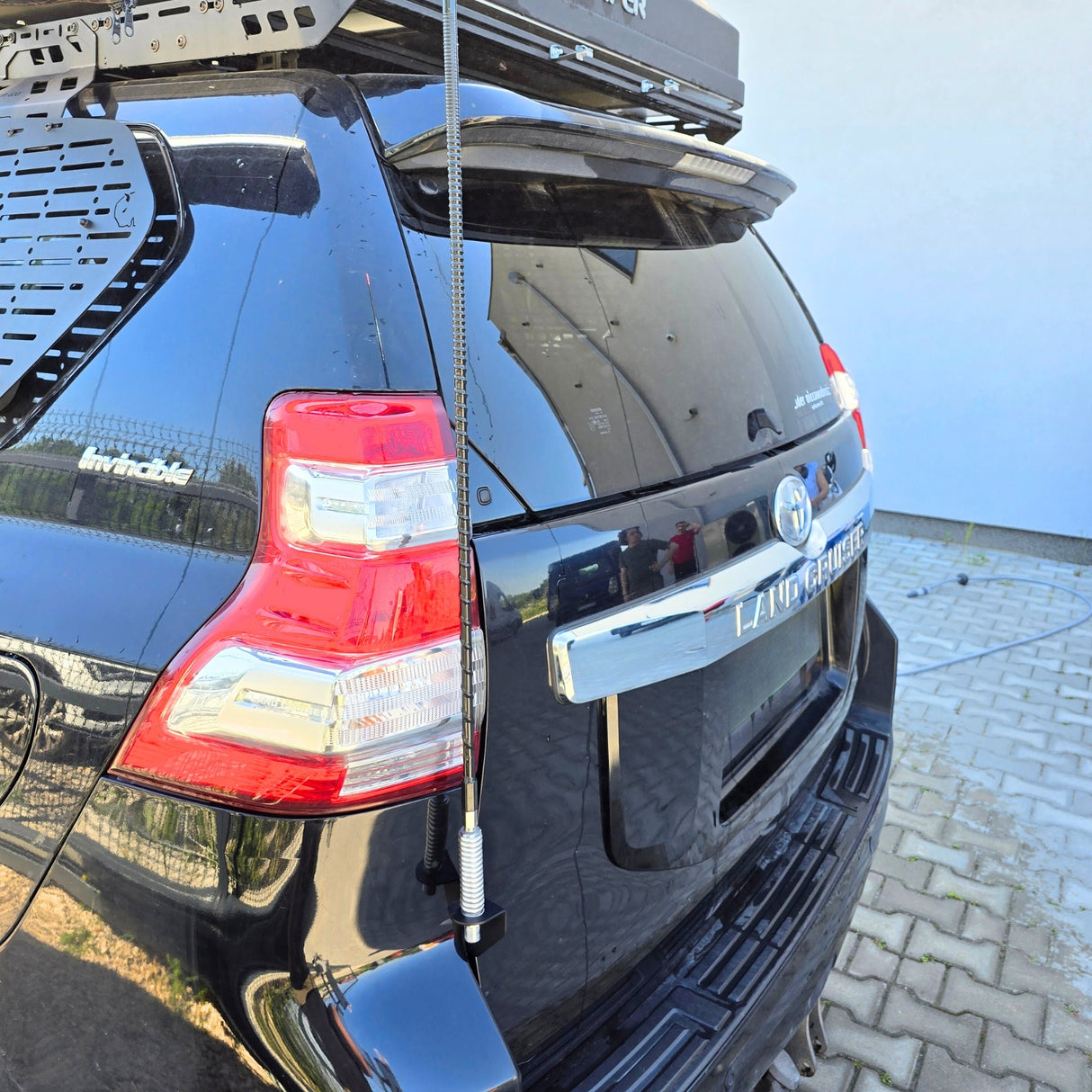 CB Radio Bracket - LC150/GX460-10-Bison Gear