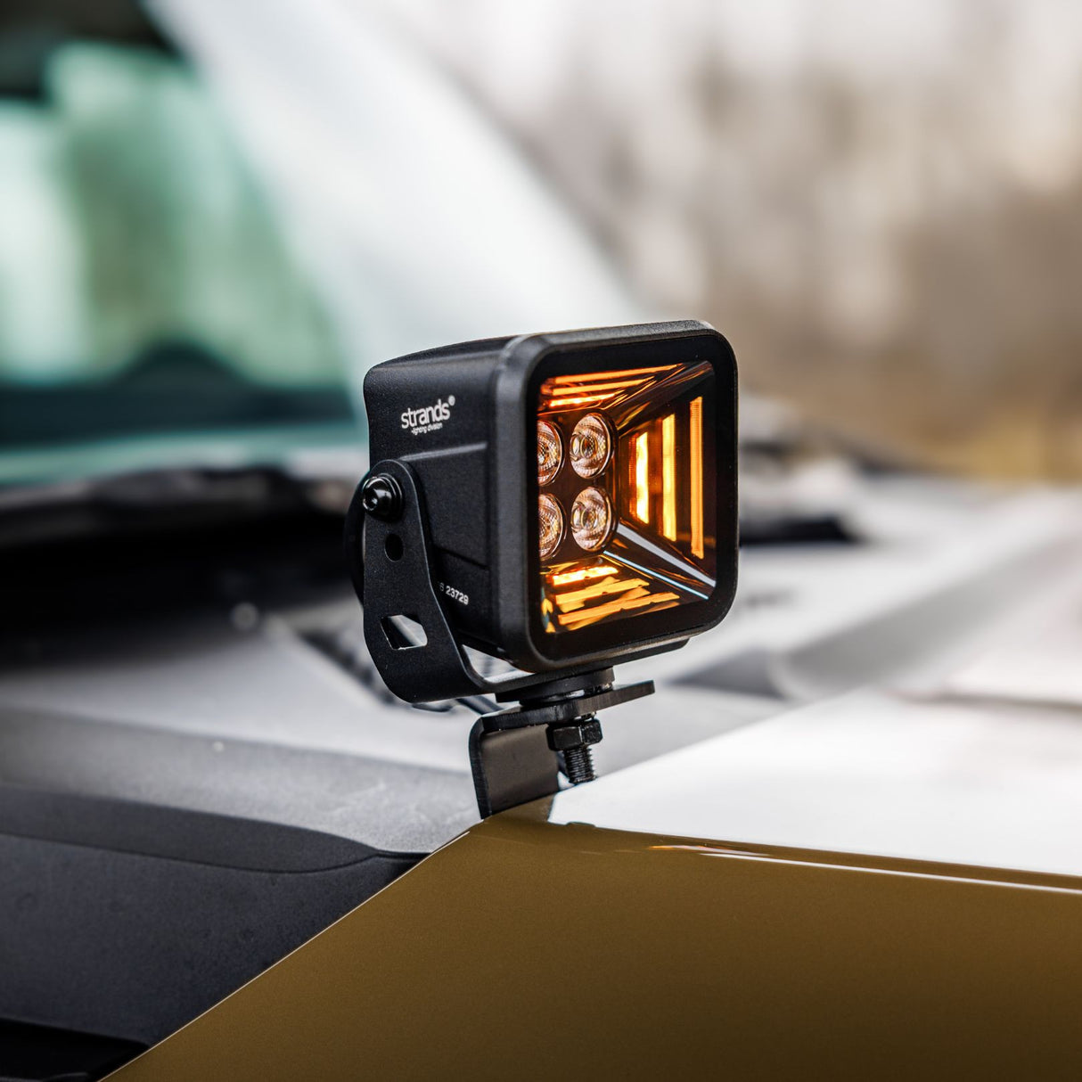 Dark Knight Fortex Work Light 38W Amber-2-Bison Gear