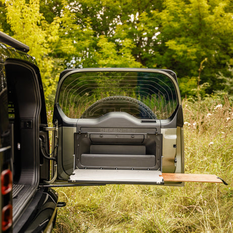 Drop-Down Tailgate Table - Defender (L663)-6-Bison Gear