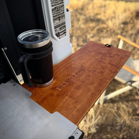 Drop Down Tailgate Table - JEEP Wrangler-11-Bison Gear