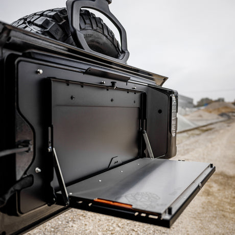Drop Down Tailgate Table - JEEP Wrangler-9-Bison Gear
