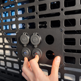 Electrical Panel for 29mm (1.13 in) Diameter Sockets-7-Bison Gear