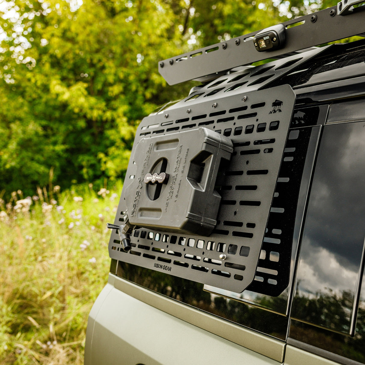 External MOLLE Panel - Defender (L663)-4-Bison Gear