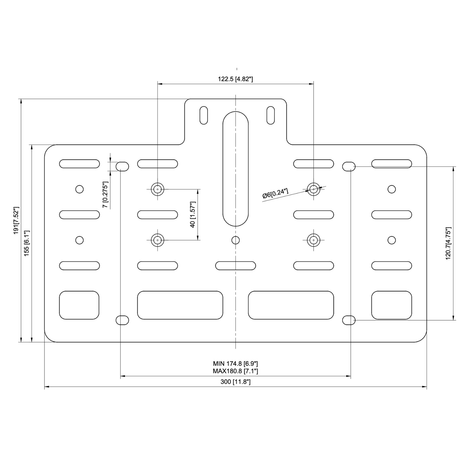 License Plate Bracket-4-Bison Gear