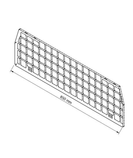 Movable Cargo Barrier (only) - LC150/GX460-6-Bison Gear