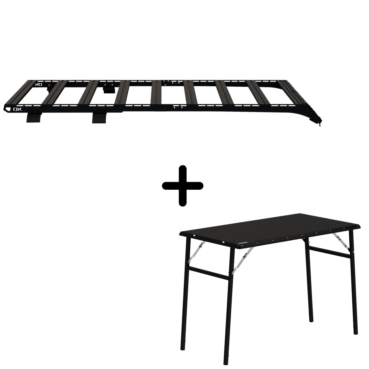 SET: OX PRO Roof Rack + Camping Table - Bronco 6G 4-Door