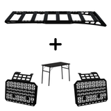 SET: OX PRO Roof Rack + 2 x NEW Panels (Left + Right) + Table - Defender L663 (110)