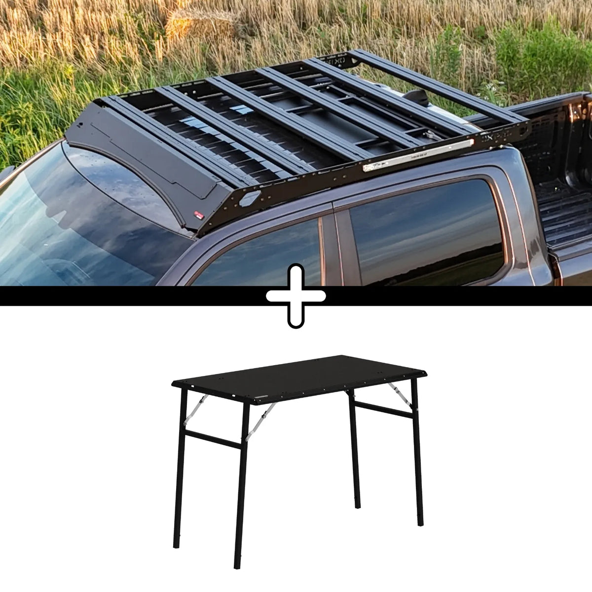 ZESTAW: Bagażnik Dachowy OX PRO + Stolik - RAM 1500 DT (5th Gen)